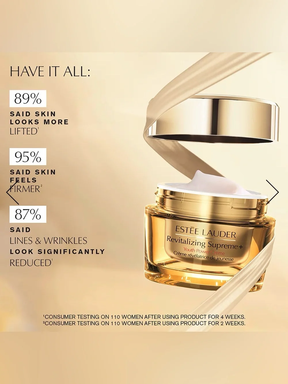 NWT Estee Lauder Revitalizing Supreme+ Youth Power Creme 2.5 ounces/75ml - Picture 15 of 16